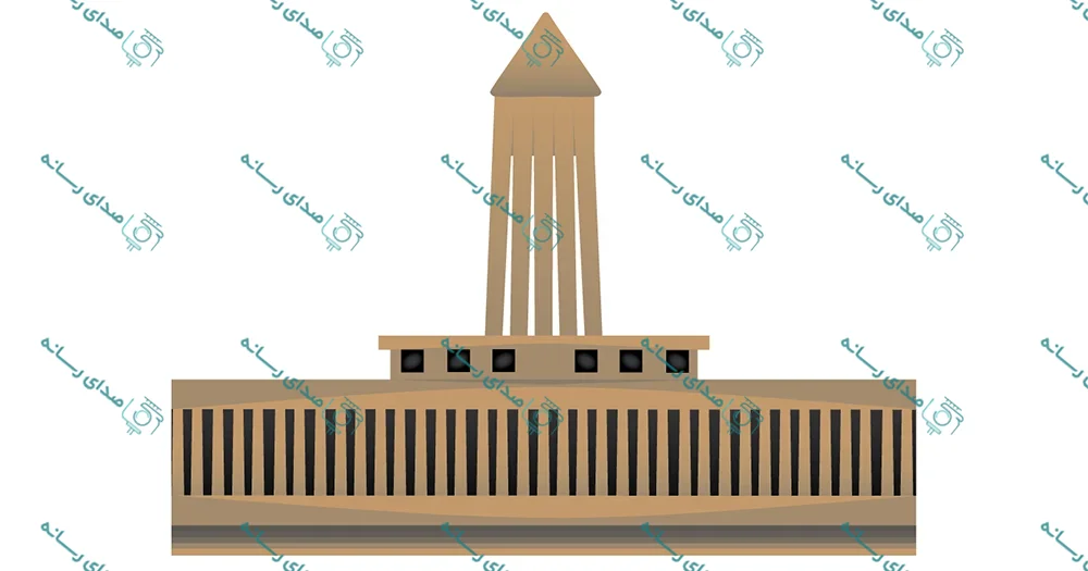 وکتور لایه باز آرامگاه عطار نیشابوری