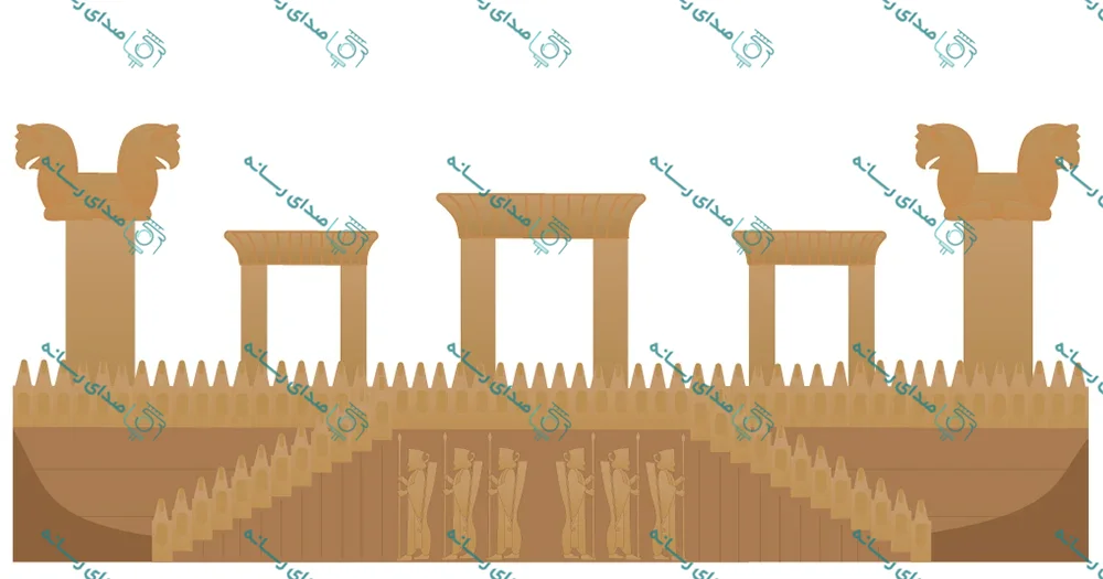 وکتور لایه باز تخت جمشید