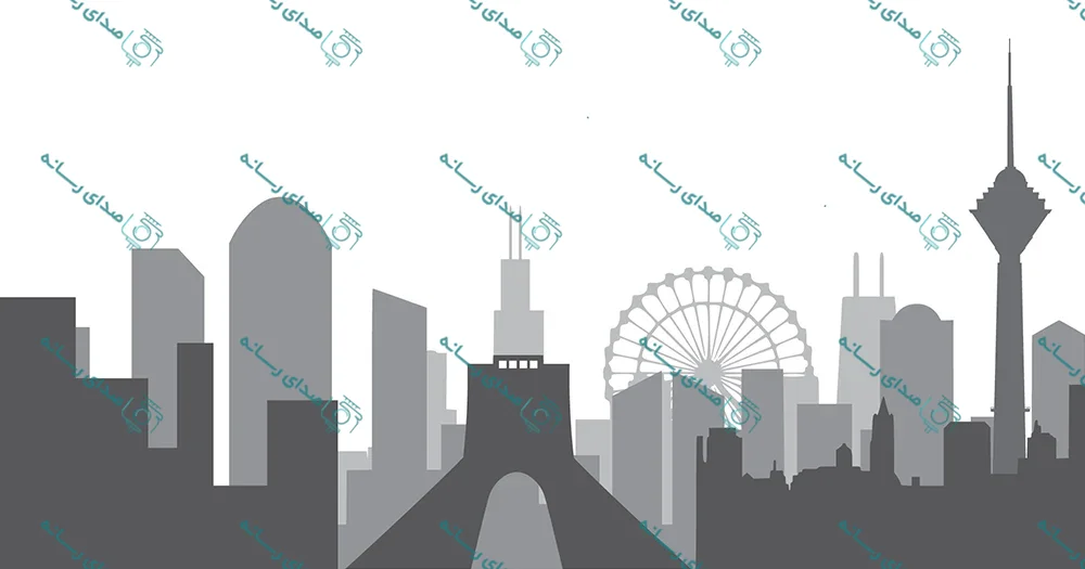 وکتور لایه باز طرح شهر تهران