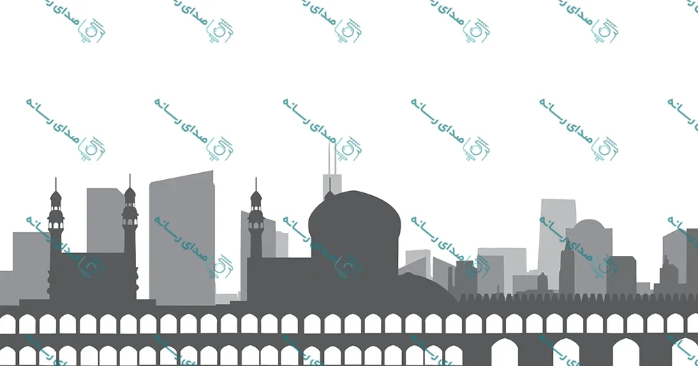 وکتور لایه باز طرح شهر اصفهان