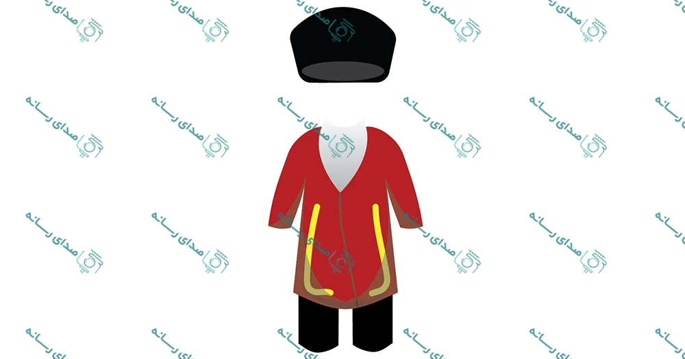 وکتور لایه باز طرح لباس محلی ترکی