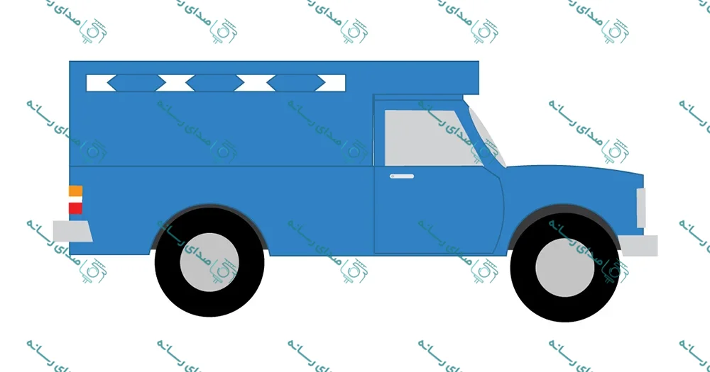 وکتور لایه باز طرح ماشین نیسان (وانت)